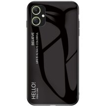 Защитный чехол Deexe Gradient Color для Samsung Galaxy A05 (A055) - Black: фото 1 из 8