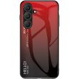 Захисний чохол Deexe Gradient Color для Samsung Galaxy S26 FE - Black / Red (412752BR)