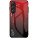 Захисний чохол Deexe Gradient Color для Samsung Galaxy S26 FE - Black / Red (412752BR). Фото 1 з 6