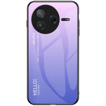 Защитный чехол Deexe Gradient Color для Xiaomi Poco F7 Pro - Pink / Purple: фото 1 из 8