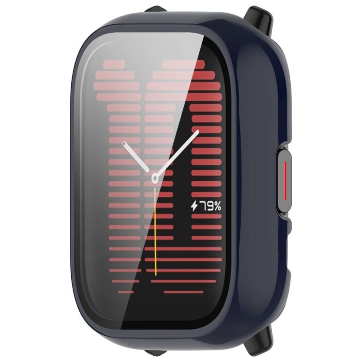 Защитный чехол Deexe Hard Frame для Huami Amazfit Active (A2211) - Dark Blue: фото 2 из 8