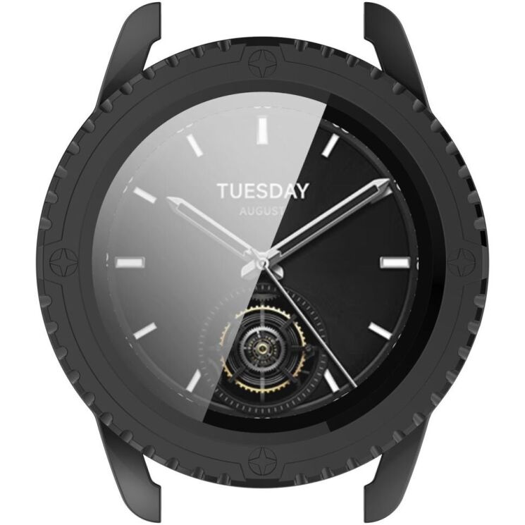 Защитный чехол Deexe Hard Frame для Xiaomi Watch S3 - Black: фото 5 из 7