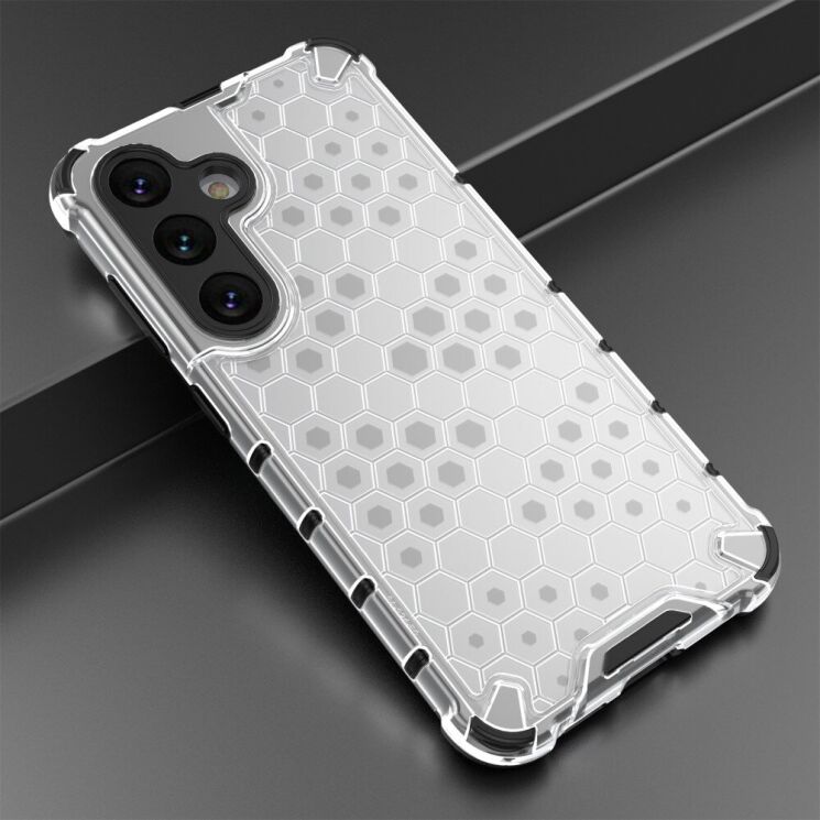 Защитный чехол Deexe Honeycomb Series для Samsung Galaxy A56 (A566) - Grey: фото 3 из 5