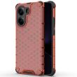 Захисний чохол Deexe Honeycomb Series для Xiaomi Poco X7 Pro - Red (371740R)