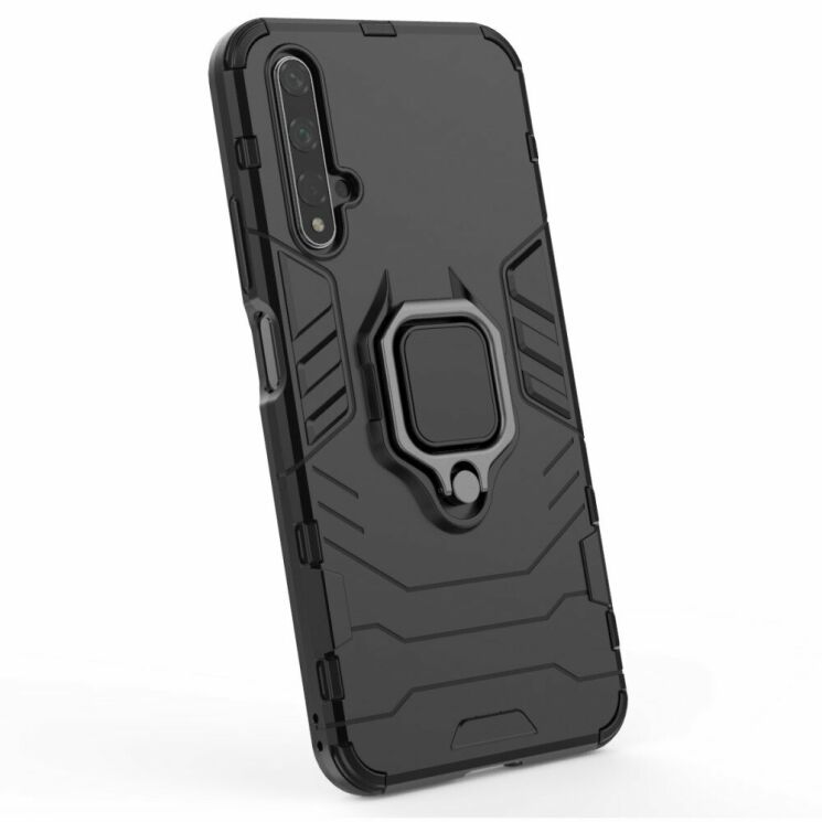 Защитный чехол Deexe Hybrid Case для Huawei Honor 20 / Nova 5T - Black: фото 6 из 11