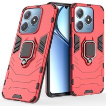 Защитный чехол Deexe Hybrid Case для Realme C63 / C61 / Note 60x - Red: фото 1 из 6