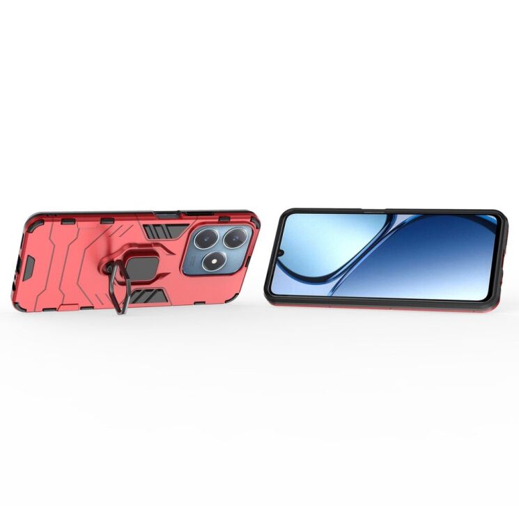 Защитный чехол Deexe Hybrid Case для Realme C63 / C61 / Note 60x - Red: фото 3 из 6