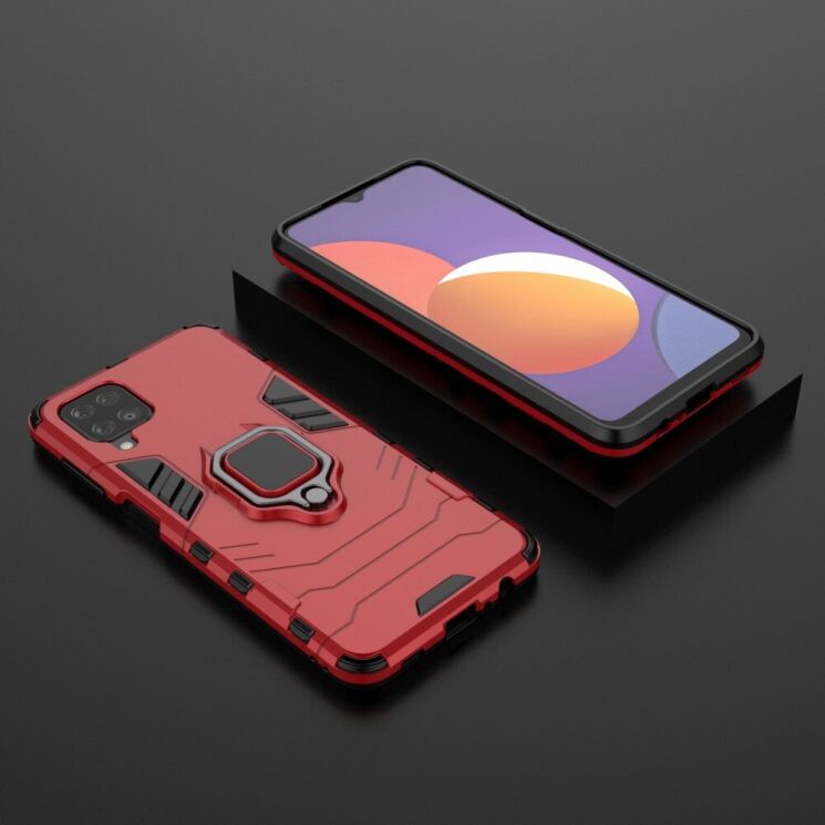 Защитный чехол Deexe Hybrid Case для Samsung Galaxy M12 (M125) - Red: фото 5 из 7