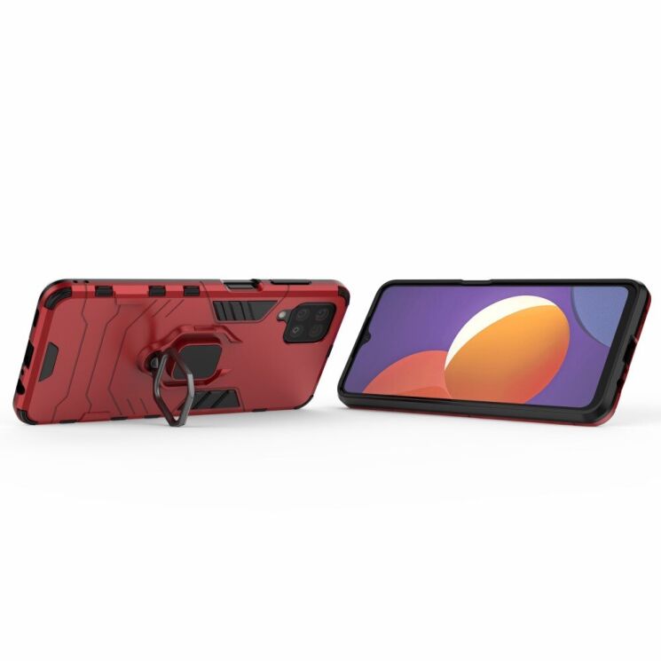 Защитный чехол Deexe Hybrid Case для Samsung Galaxy M12 (M125) - Red: фото 4 из 7