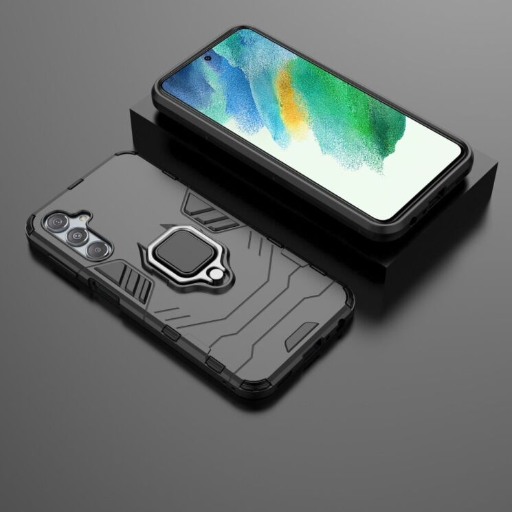 Защитный чехол Deexe Hybrid Case для Samsung Galaxy S23 FE - Black: фото 5 из 6