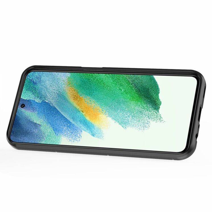 Защитный чехол Deexe Hybrid Case для Samsung Galaxy S23 FE - Black: фото 2 из 6