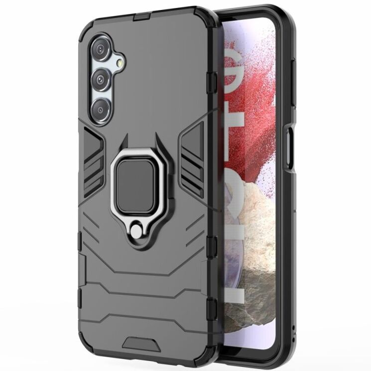 Защитный чехол Deexe Hybrid Case для Samsung Galaxy S23 FE - Black: фото 1 из 6
