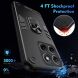 Защитный чехол Deexe Hybrid Shell для Motorola Edge 70 Fusion - Black (409538B). Фото 4 из 7