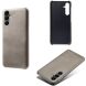 Защитный чехол Deexe Leather Back Cover для Samsung Galaxy A16 (A165) - Grey (365269H). Фото 2 из 4