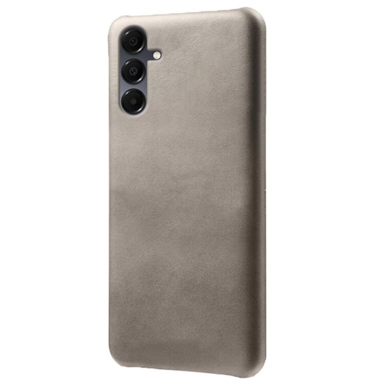 Защитный чехол Deexe Leather Back Cover для Samsung Galaxy A16 (A165) - Grey: фото 1 из 4