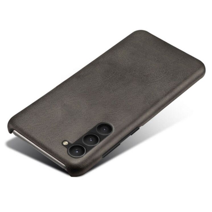 Захисний чохол Deexe Leather Back Cover для Samsung Galaxy S24 Plus - Black: фото 3 з 4