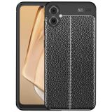 Захисний чохол Deexe Leather Cover для Samsung Galaxy A05 (A055) - Black (340412B)