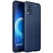 Захисний чохол Deexe Leather Cover для VIVO V20 - Blue (268910L). Фото 1 з 7