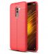 Защитный чехол Deexe Leather Cover для Xiaomi Pocophone F1 - Red (117208R). Фото 1 из 10