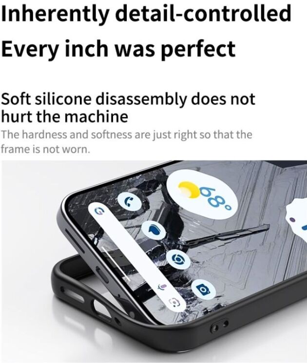 Защитный чехол Deexe Mag Stand для Google Pixel 9 / 9 Pro - Black: фото 13 из 13