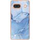 Защитный чехол Deexe Marble Case для Google Pixel 7a - Blue (322046L). Фото 2 из 6