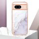 Защитный чехол Deexe Marble Style для Google Pixel 8A - Green (341036G). Фото 5 из 6
