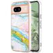 Защитный чехол Deexe Marble Style для Google Pixel 8A - Light Green (341036LG). Фото 1 из 6