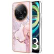 Защитный чехол Deexe Marble Style для Xiaomi Redmi A3 - Rose Gold (349256RG)