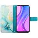 Защитный чехол Deexe Marble Wallet для Xiaomi Redmi Note 12S - Green (327028G). Фото 3 из 8