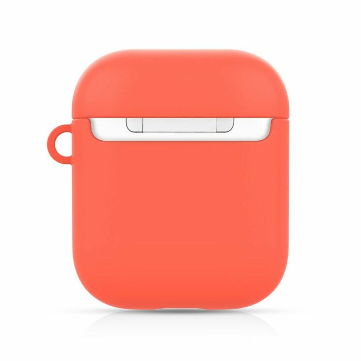 Защитный чехол Deexe Matte Case для Apple AirPods 1 / 2 - Watermelon Red: фото 3 из 6