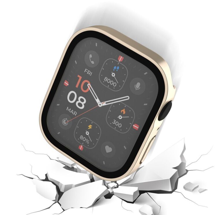 Захисний чохол Deexe Matte Fit для Apple Watch 41 mm (7 / 8 / 9 Series) - Rose Gold (286321RG) Захисний чохол Deexe Matte Fit для Apple Watch 41 mm (7 / 8 / 9 Series) - Rose Gold: фото 3 з 5