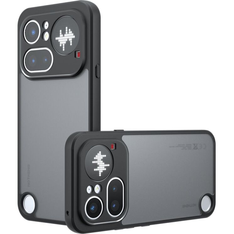 Защитный чехол Deexe Matte Skin для Nothing Phone (4a) Pro - Transparent Black (411408TB) Защитный чехол Deexe Matte Skin для Nothing Phone (4a) Pro - Transparent Black: фото 1 из 10