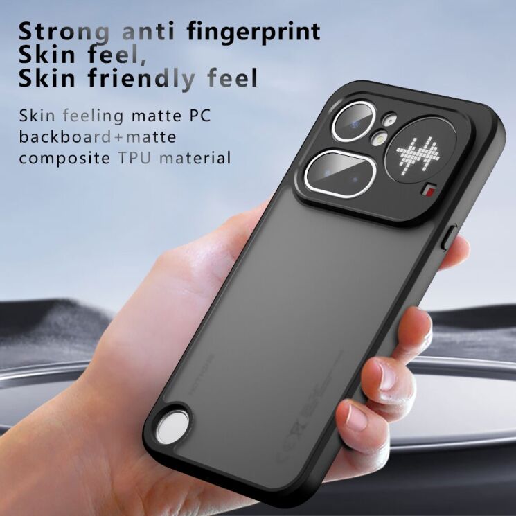Защитный чехол Deexe Matte Skin для Nothing Phone (4a) Pro - Transparent Black (411408TB) Защитный чехол Deexe Matte Skin для Nothing Phone (4a) Pro - Transparent Black: фото 7 из 10