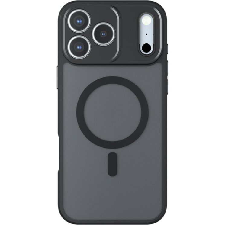 Захисний чохол Deexe Matte Skin with MagSafe для iPhone 18 Pro / 17 Pro - Black: фото 1 з 11