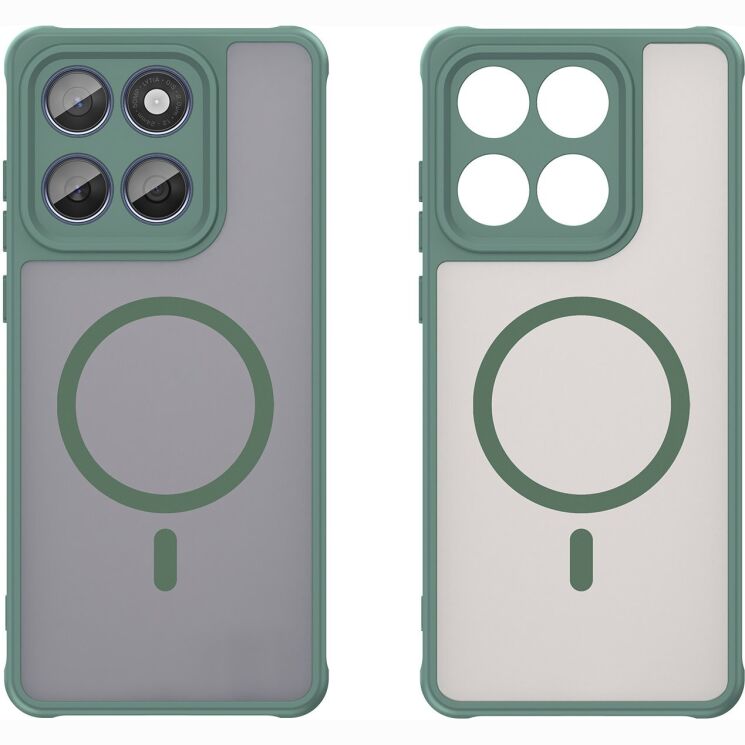 Захисний чохол Deexe Matte Skin with MagSafe для Motorola Signature - Green: фото 2 з 8