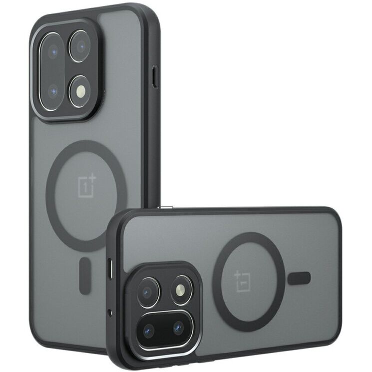 Защитный чехол Deexe Matte Skin with MagSafe для OnePlus 15 - Black (391304B) Защитный чехол Deexe Matte Skin with MagSafe для OnePlus 15 - Black: фото 1 из 13