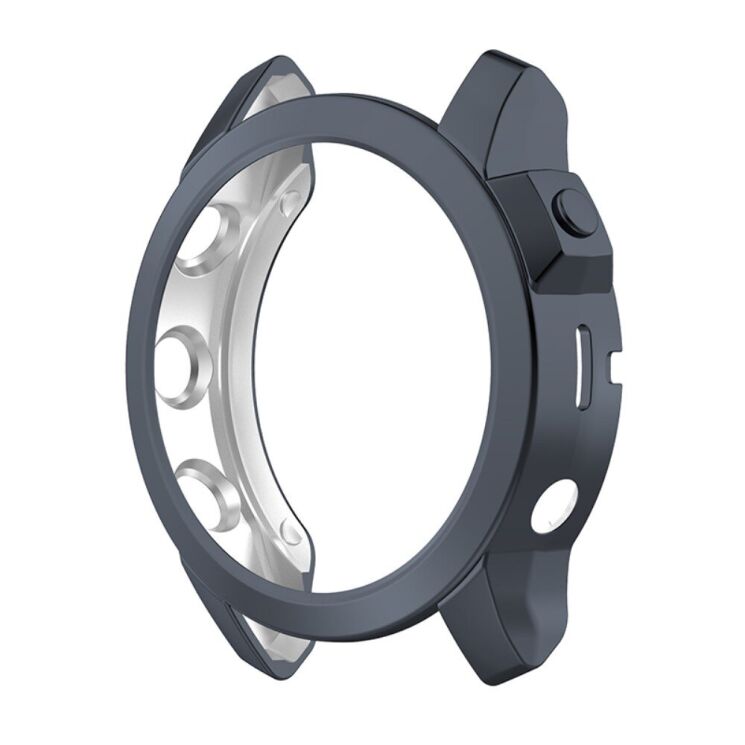 Захисний чохол Deexe Protective Frame для Garmin Fenix 7X / 7X Solar - Dark Grey: фото 2 з 7