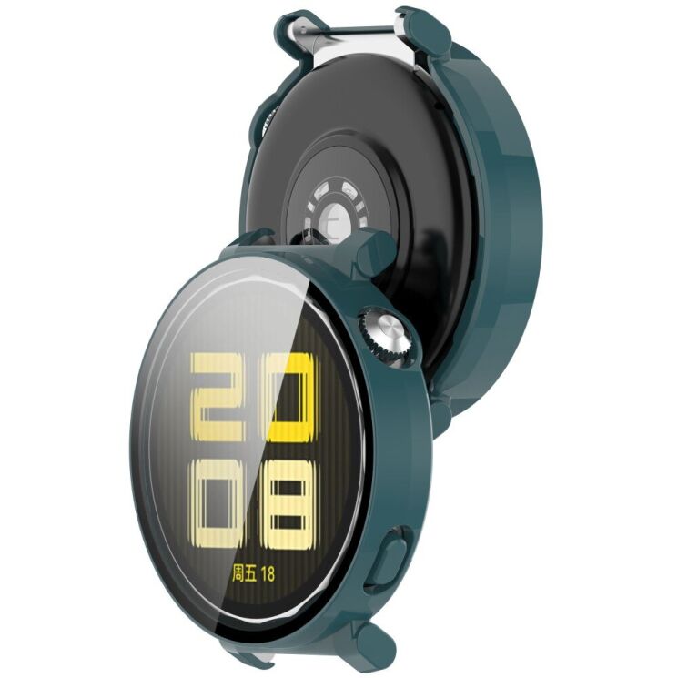 Защитный чехол Deexe Protective Frame для Huawei Watch GT 5 Pro (42mm) - Green: фото 6 из 7