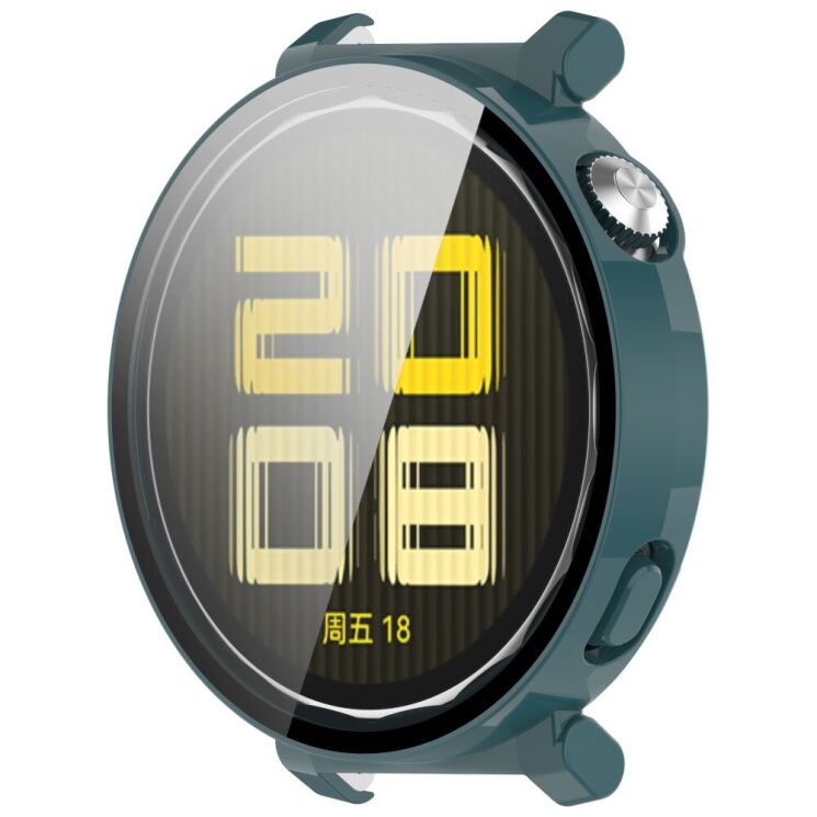 Защитный чехол Deexe Protective Frame для Huawei Watch GT 5 Pro (42mm) - Green: фото 5 из 7