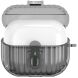 Захисний чохол Deexe Ridge Guard для Samsung Galaxy Buds 3 / Buds 3 Pro - Transparent Black (360920H). Фото 1 з 3