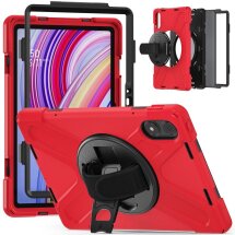 Защитный чехол Deexe Rotation Hybrid для Xiaomi Redmi Pad Pro / Poco Pad - Red: фото 1 из 14