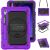 Защитный чехол Deexe Shockproof Case для Samsung Galaxy Tab S9 FE (X510/516) / Tab S10 FE (X520/526) - Black / Purple: фото 1 из 9