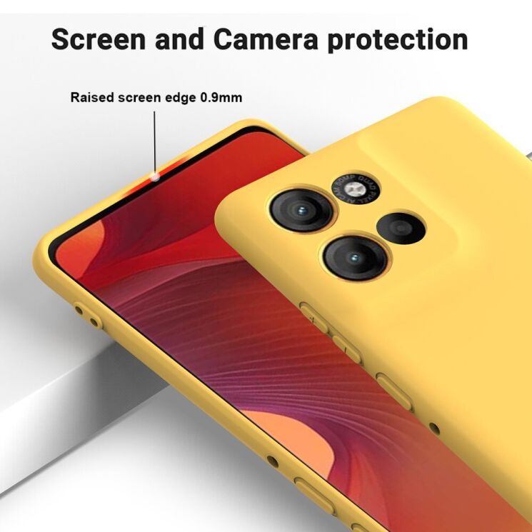 Защитный чехол Deexe Silicone Case для Motorola Moto G15 - Black: фото 4 из 8
