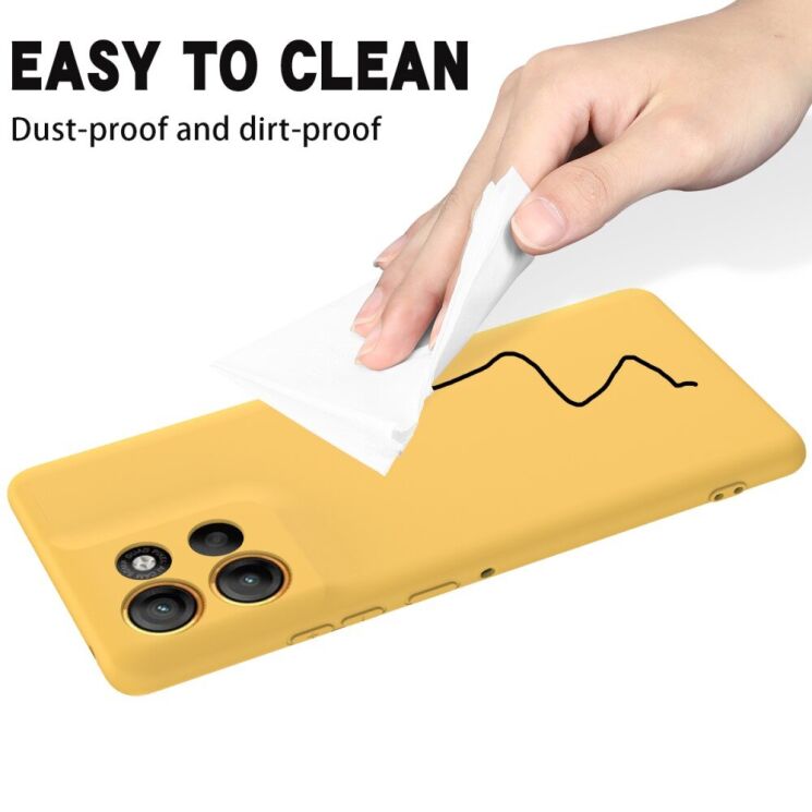 Защитный чехол Deexe Silicone Case для Motorola Moto G15 - Black: фото 8 из 8