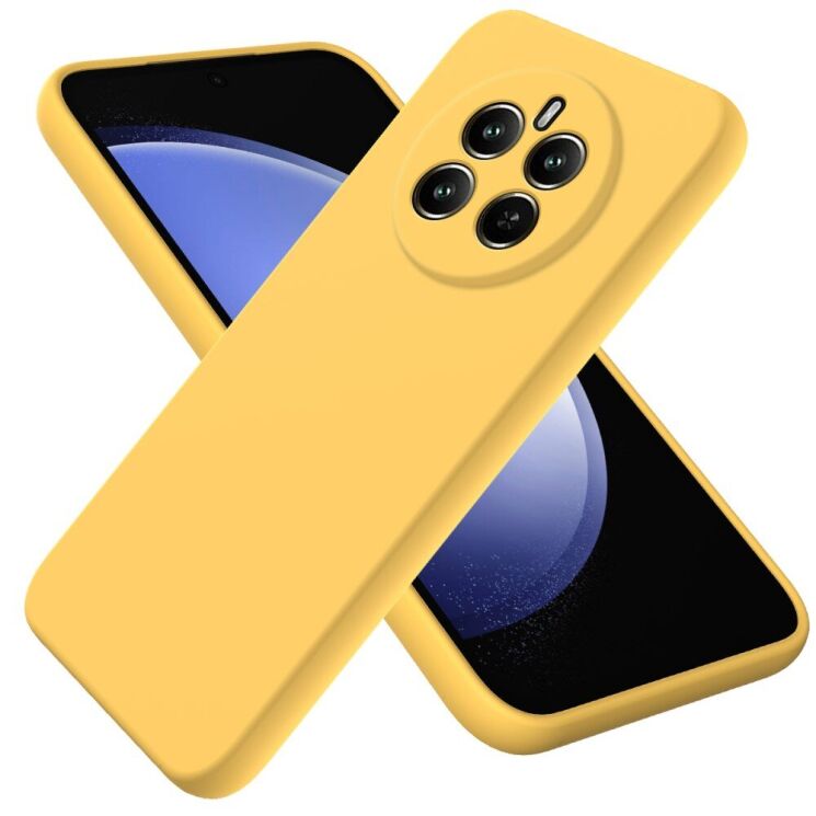 Защитный чехол Deexe Silicone Case для Realme 12 Pro / 12 Pro+ - Yellow: фото 1 из 8