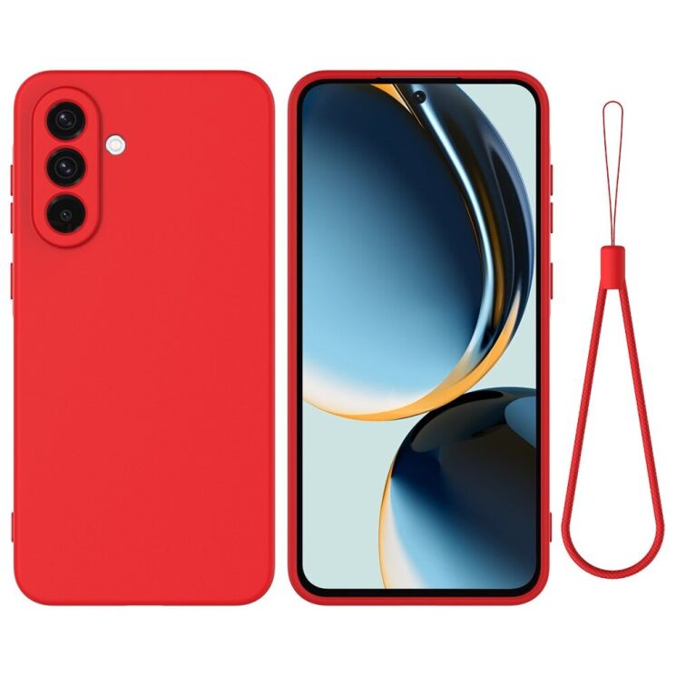 Защитный чехол Deexe Silicone Case для Samsung Galaxy A56 (A566) - Red: фото 1 из 8