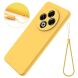 Защитный чехол Deexe Silicone Case для TECNO Spark 30 - Yellow (370408Y). Фото 2 из 8