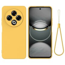 Защитный чехол Deexe Silicone Case для TECNO Spark 30 - Yellow: фото 1 из 8