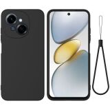 Защитный чехол Deexe Silicone Case для TECNO Spark Go 1 - Black: фото 1 из 8