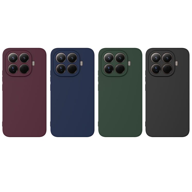 Захисний чохол Deexe Silicone Case with MagSafe для Xiaomi 17T Pro - Black: фото 2 з 9